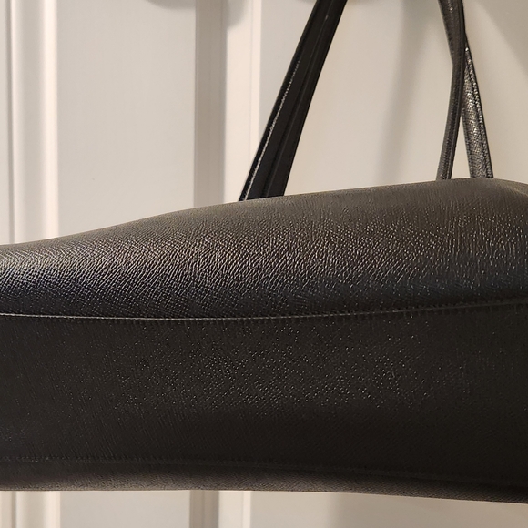 Coach Black Brooke Leather Carryall Satchel - Picture 8 of 8